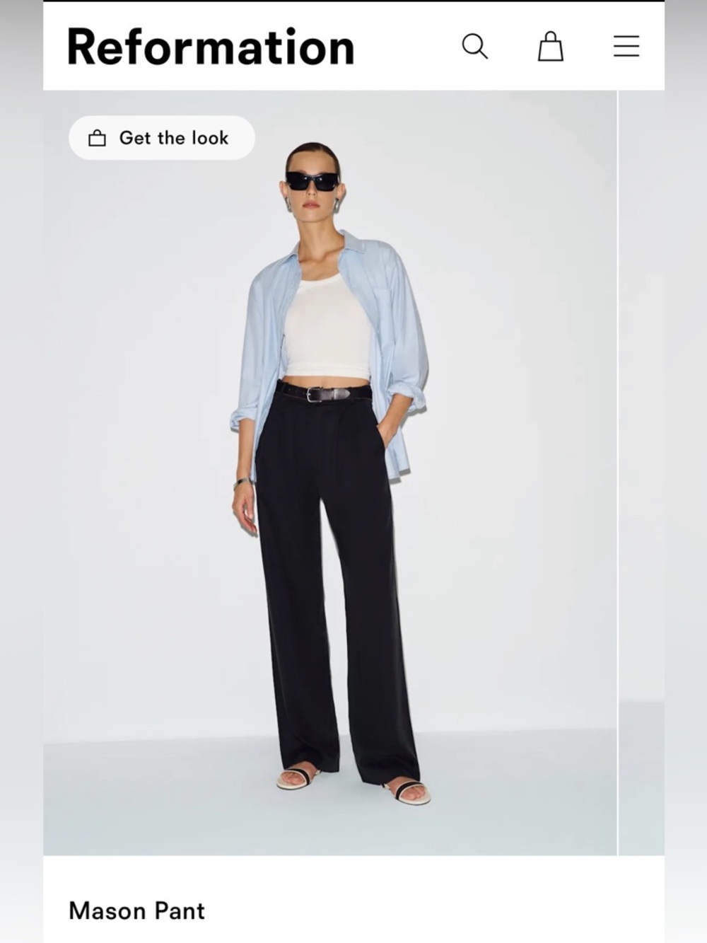 Reformation Mason Pant
